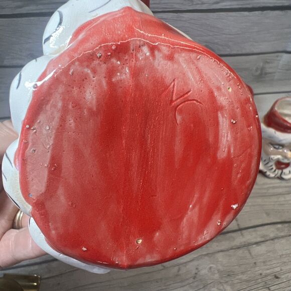 Santa 4 Matching Mugs Cups Handmade Vintage - Picture 8 of 9